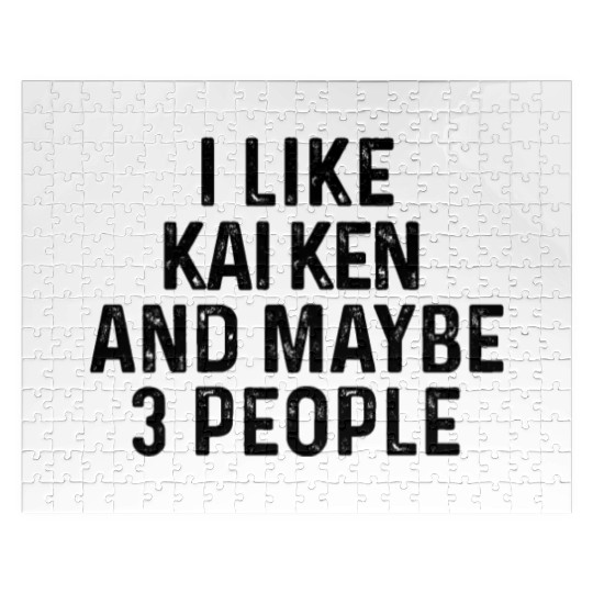 I Like Kai Ken And Maybe 3 People Dog Lover Jigsaw Puzzles