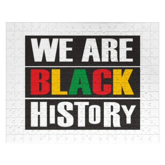 Juneteenth Day 1865, We Are Black History Jigsaw Puzzles