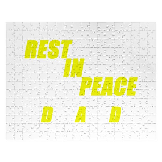 REST IN PEACE DAD Jigsaw Puzzles