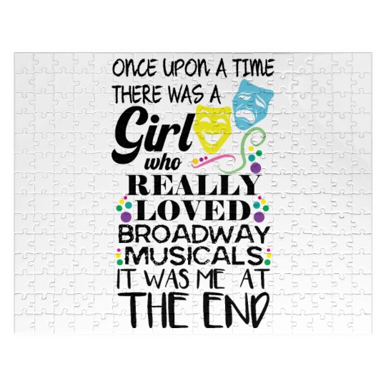 Novelty There Was A Girl Who Loved Broadway Jigsaw Puzzles