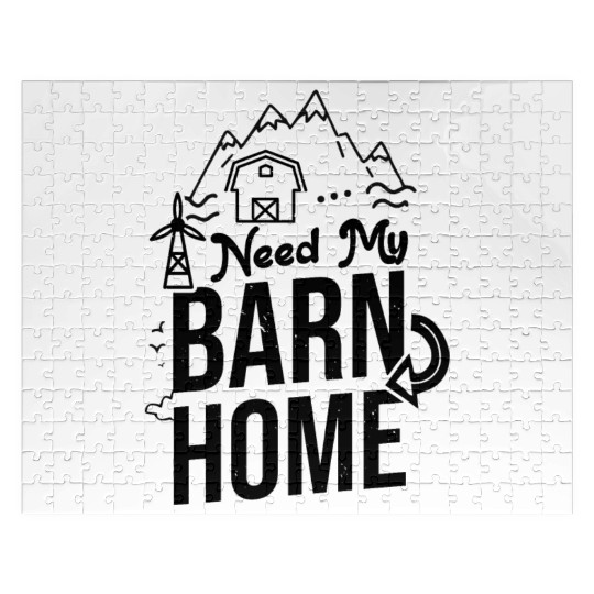 Hilarious My Barn Farming Ranch Stables Farmstead Jigsaw Puzzles