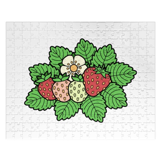 Strawberry Icon Jigsaw Puzzles