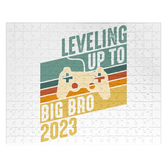 Level up Big Brother 2023 Baby Gamer Boy Baby Jigsaw Puzzles