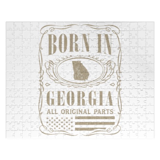 Vintage America US States Born Georgia Jigsaw Puzzles