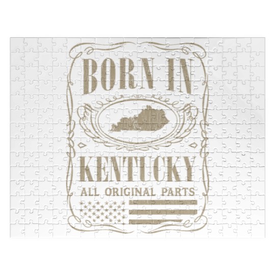 Vintage America US States Born Kentucky Jigsaw Puzzles