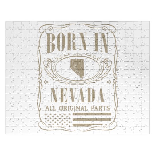 Vintage America US States Born Nevada Jigsaw Puzzles