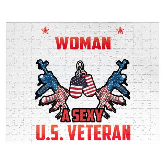 Sorry this woman is taken by a sexy us veteran Jigsaw Puzzles