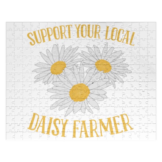 Daisy Garden Gardening Gardener Jigsaw Puzzles