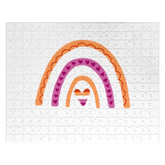 Proud Uncle Lesbian Pride Rainbow Jigsaw Puzzles