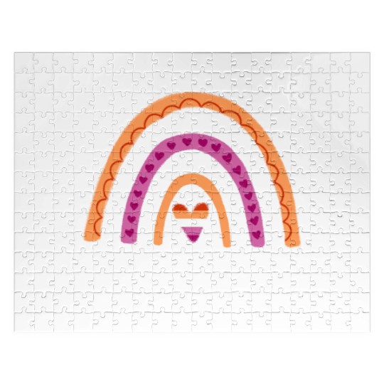 Proud Niece Lesbian Pride Rainbow Jigsaw Puzzles