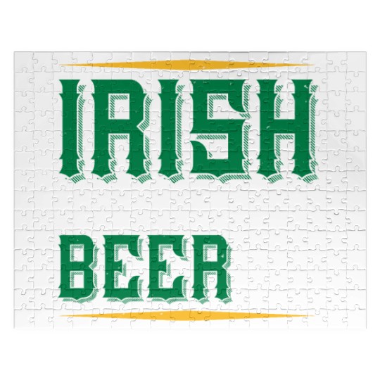 Irish you were beer Jigsaw Puzzles