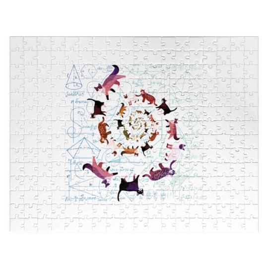 Math Kitty Cat I Love Math And Cats Mathematics Jigsaw Puzzles