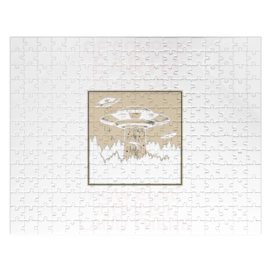 Alien Jigsaw Puzzles Ufo Extraterrestrial Children Mars