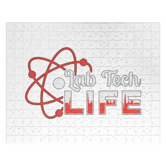 Lab Tech Life Laboratory Science Technician Gift Jigsaw Puzzles