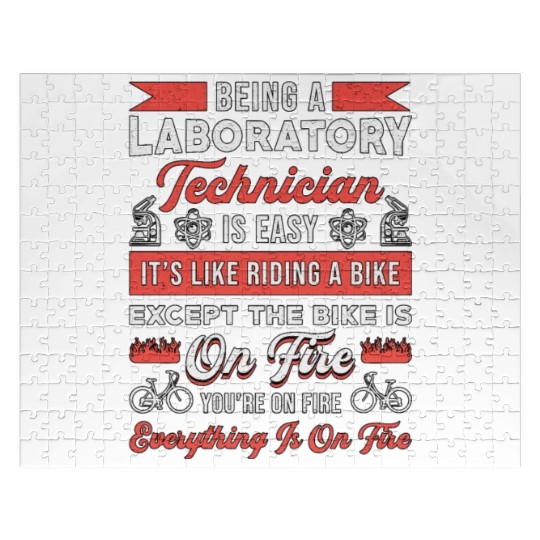 Being A Laboratory Technician Science Lab Tech Jigsaw Puzzles