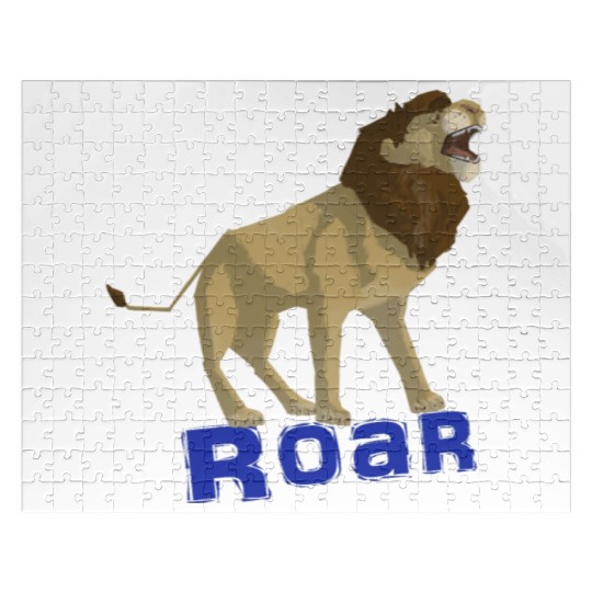 Lion Roar: King of the Jungle: Graphic Art Jigsaw Puzzles