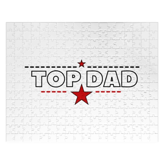 Top Dad Granpa Father Gun Lover | Mens Father's Jigsaw Puzzles