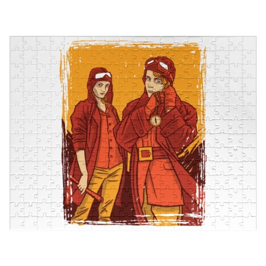 Pilots women art Pilots women art gift inspiration Jigsaw Puzzles