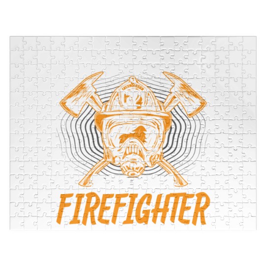 Safety First Sleep With A Firefighter Fireman Jigsaw Puzzles