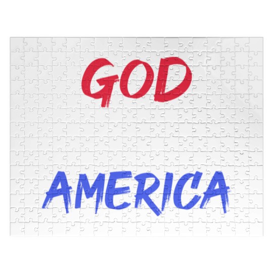 Patriotic USA God Bless America Jigsaw Puzzles