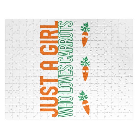Carrot Vegetable Jigsaw Puzzles, Just A Girl Who Loves