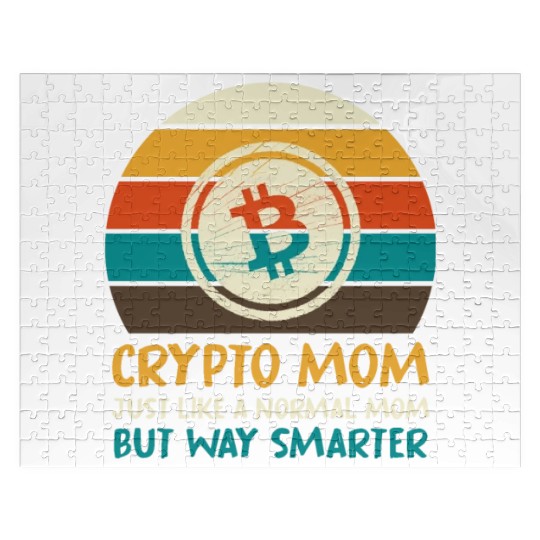 Funny Bitcoin Crypto Blockchain Btc Fun Lovers Jigsaw Puzzles