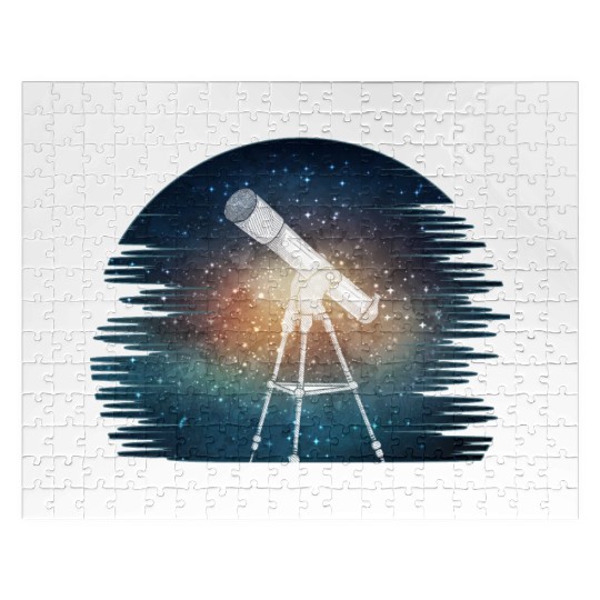 Telescope Solar System Stars Galaxy Astronomer Jigsaw Puzzles
