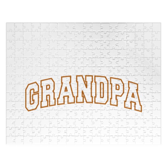 Disc Golf Grandpa Fathers Day Gift Idea Jigsaw Puzzles