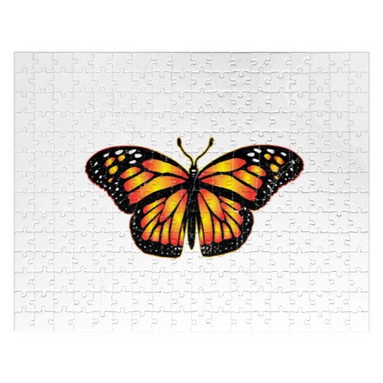 Crazy Monarch Butterfly Lady Butterflie Lover Cute Jigsaw Puzzles