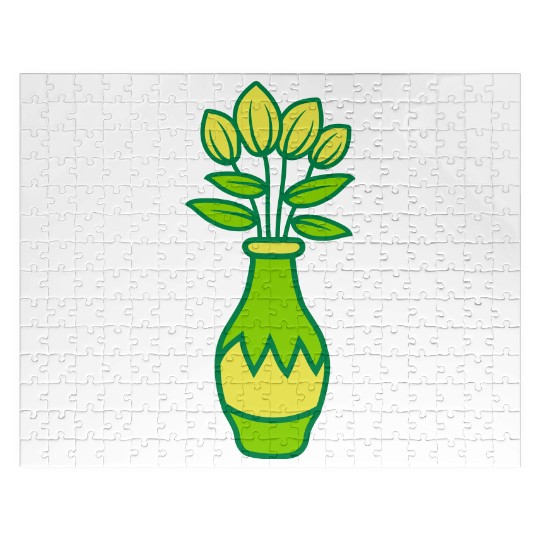 Beautiful tulips flower vase Jigsaw Puzzles