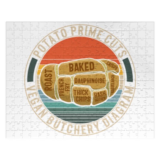 Potato Vegetable Jigsaw Puzzles, Potato Prime Cuts Vegan