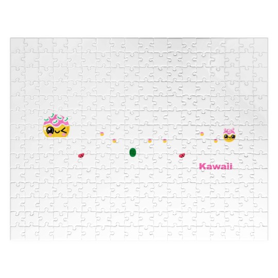 Kawaii Takoyaki Cute Japanese Food Vintage Design Jigsaw Puzzles