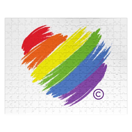 Majestic Brand Rainbow Heart Collection Jigsaw Puzzles