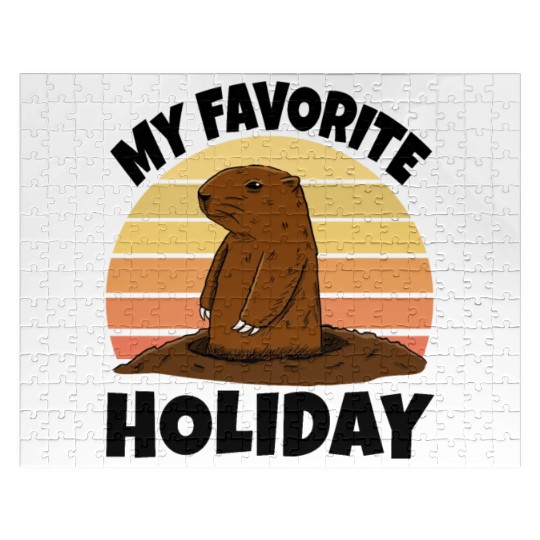 My Favourite Holiday Groundhog Jigsaw Puzzles