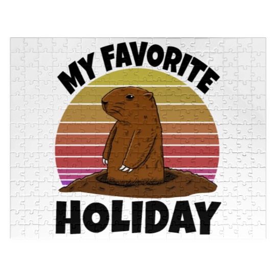 My Favourite Holiday Groundhog Jigsaw Puzzles