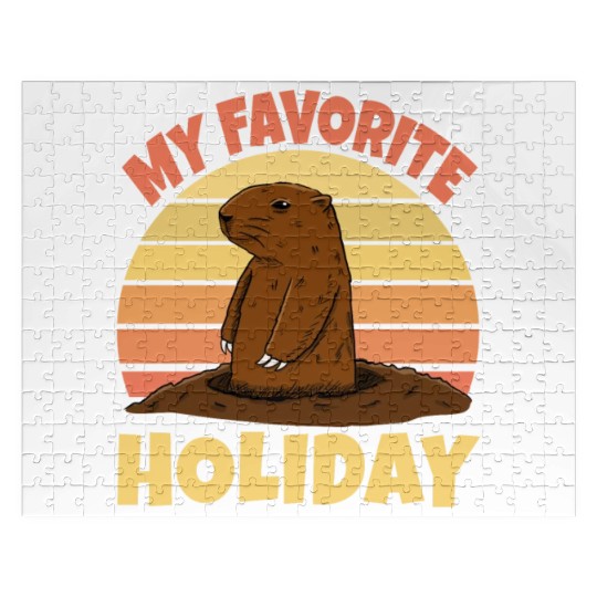 My Favourite Holiday Groundhog Jigsaw Puzzles