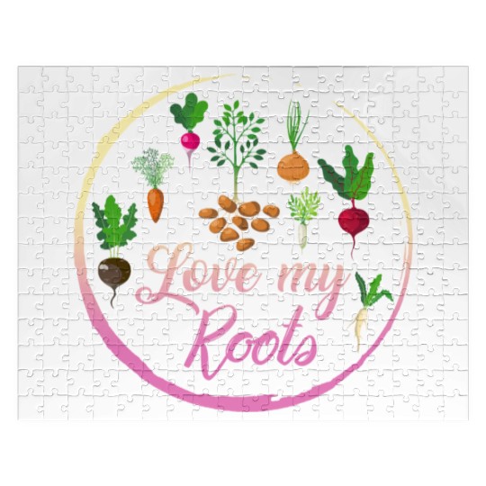 Roots Vegetable Jigsaw Puzzles, Love My Roots Jigsaw Puzzles,