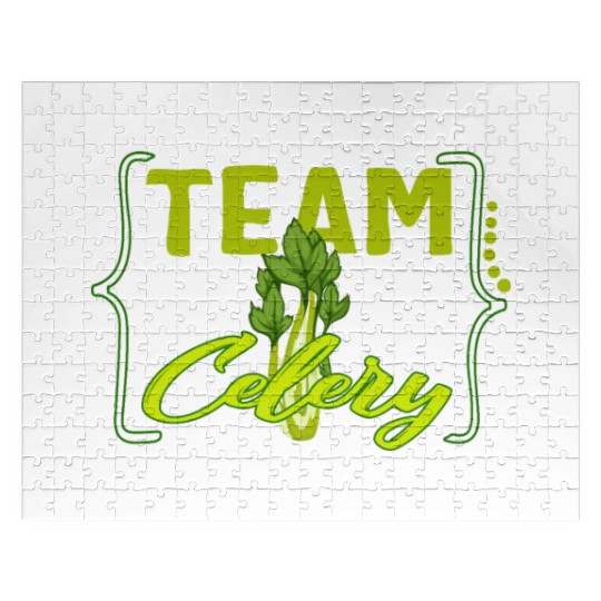 Celery Vegetable Jigsaw Puzzles, Team Celery Jigsaw Puzzles,