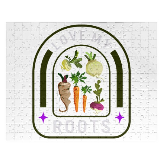Roots Vegetable Jigsaw Puzzles, Love My Roots Jigsaw Puzzles,