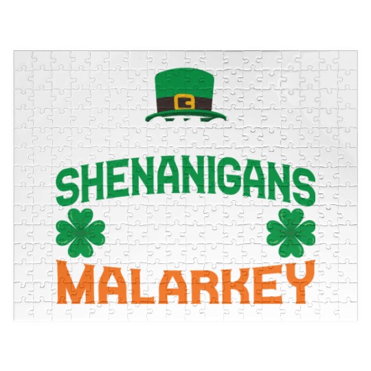 Prone To Shenanigans And Malarkey Irish Ireland Jigsaw Puzzles