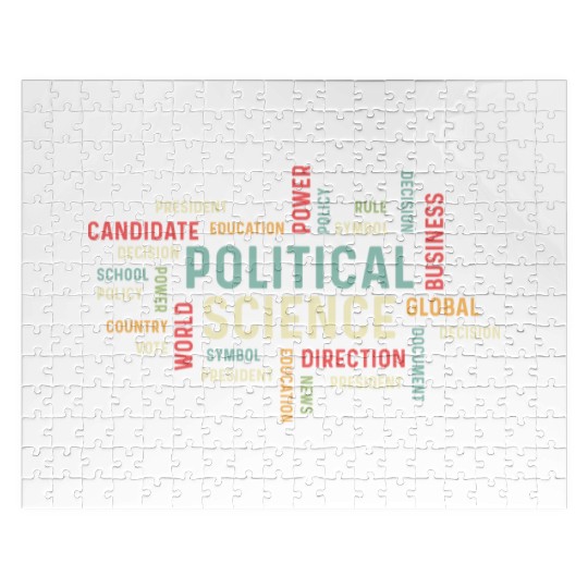 Political Science Careers Hardworking Student Gift Jigsaw Puzzles