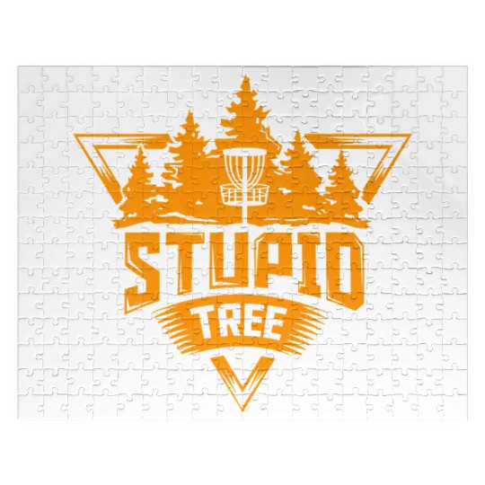 Stupid Tree Frisbee Disc Golf Ultimate Frisbee Jigsaw Puzzles
