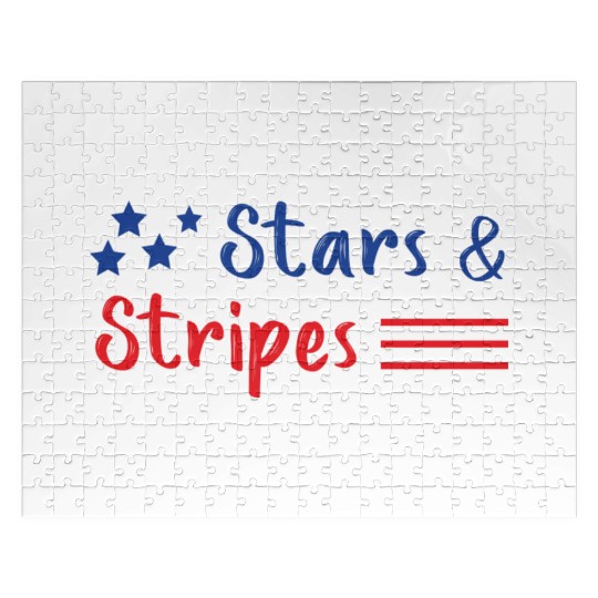 Stars and Stripes Us Flag Jigsaw Puzzles