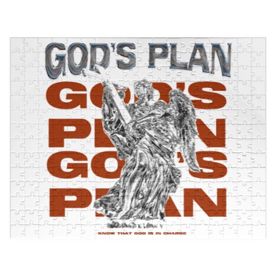Gods Plan Streetwear Design Jigsaw Puzzles