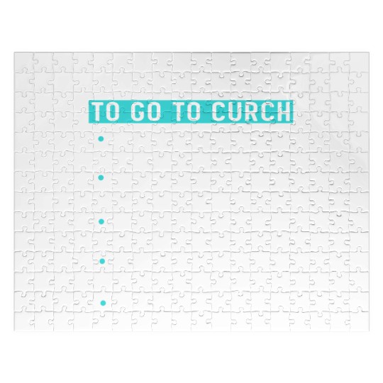 5 Reasons to go to church Jigsaw Puzzles