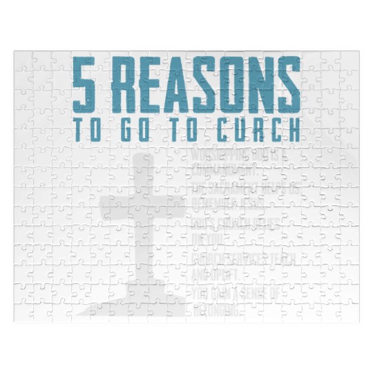 5 Reasons to go to church Jigsaw Puzzles