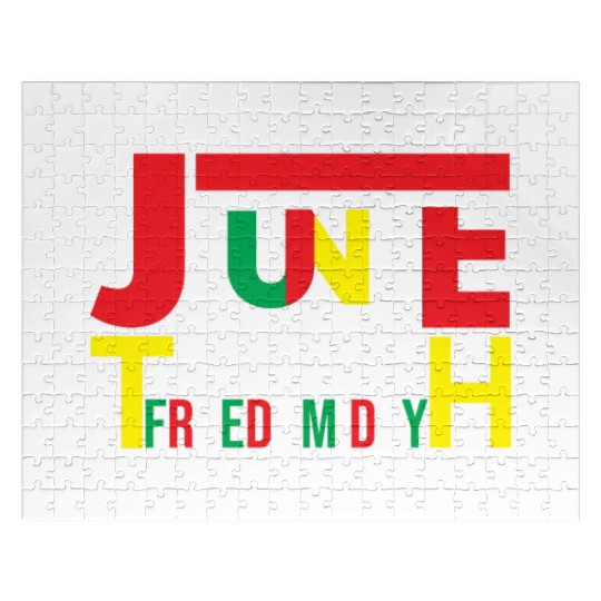 Juneteenth Black History Day Pride Gift Jigsaw Puzzles