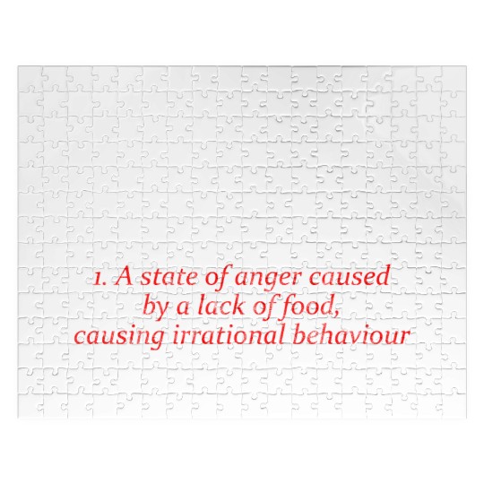 Hangry Definition 3 Jigsaw Puzzles