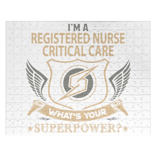 Registered Nurse Critical Care Jigsaw Puzzles - Superpowe