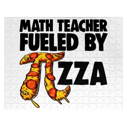 Math Teacher Fueled By Pizza Jigsaw Puzzles